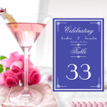 Belle Bleu Scripts Noms Classic Mariage