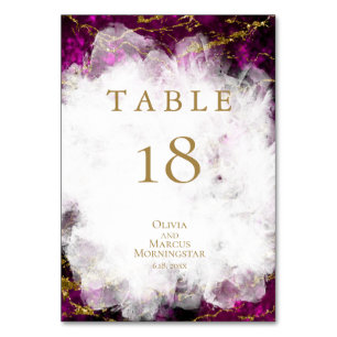 NUMÉRO DE TABLE Belle géode de cristal de grenat