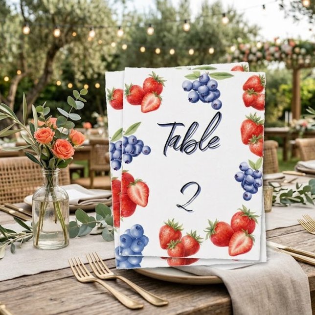 Numéro de table Berry Sweet Strawberry pour la dou (Créateur téléchargé)