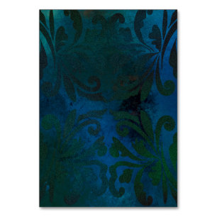Numéro De Table bleu