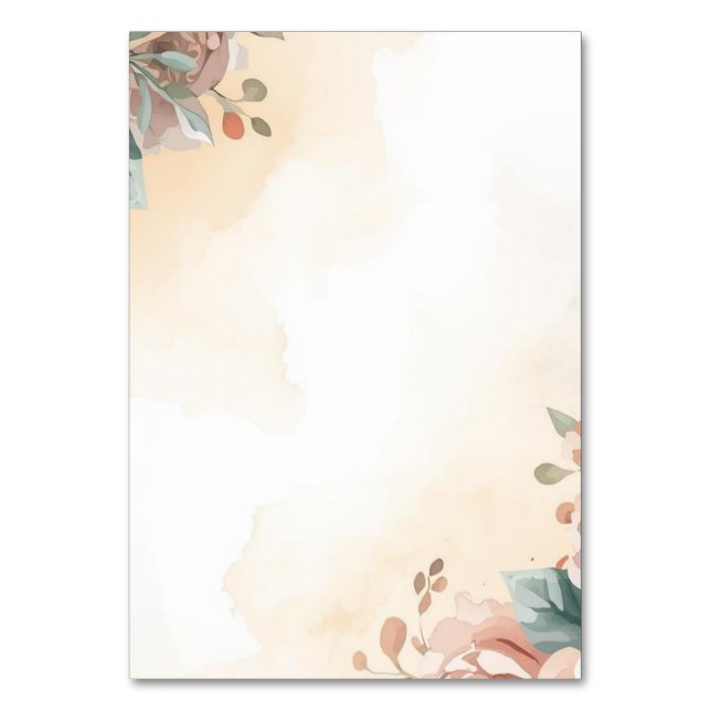 Numéro De Table Blooming (Par défaut)