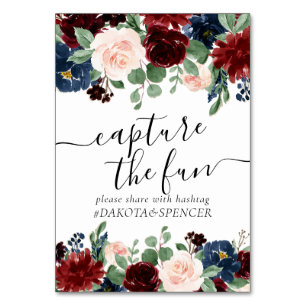 Numéro De Table Boho Bloom   La Bourgogne et la Marine Capturent N