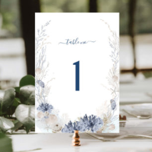 Numéro De Table Boho Chic Beach Resort Destination Mariage