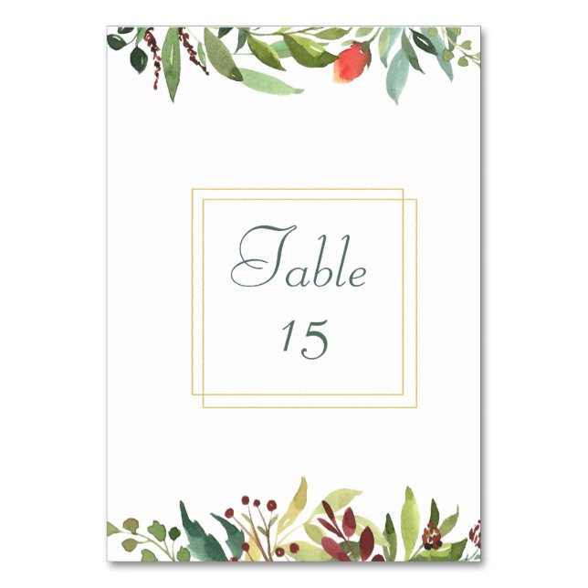 Numéro De Table Bordure du jardin (Par défaut)