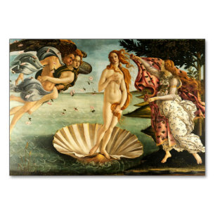 Numéro De Table Botticelli Naissance De La Peinture D'Art Renaissa