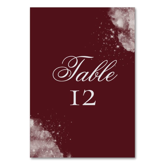 Numéro De Table Bourgogne Céleste Starlight (Par défaut)
