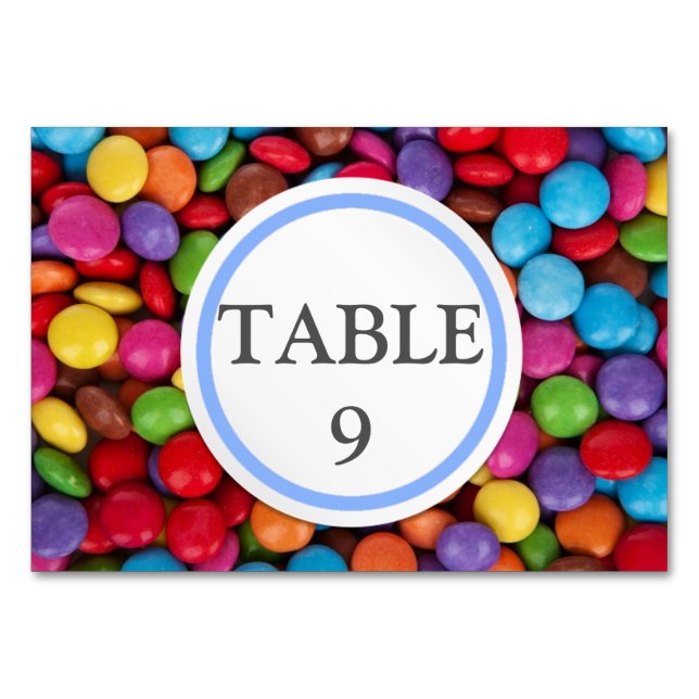 Numéro De Table Bouton (Devant)