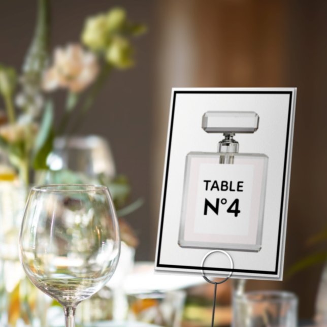 Numéro De Table BRIDE Fête Parisienne à thème Douche (Créateur téléchargé)