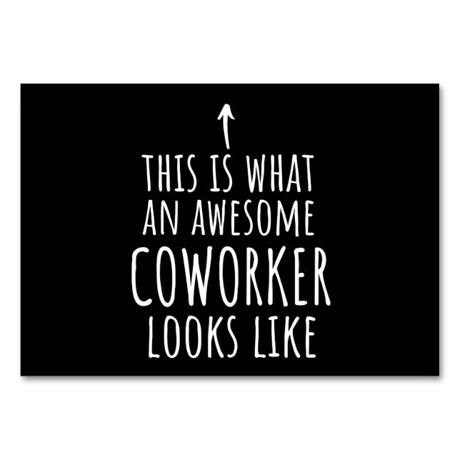 Numéro De Table Cadeau Coworker, Mug Coworker, Super Coworker (Devant)