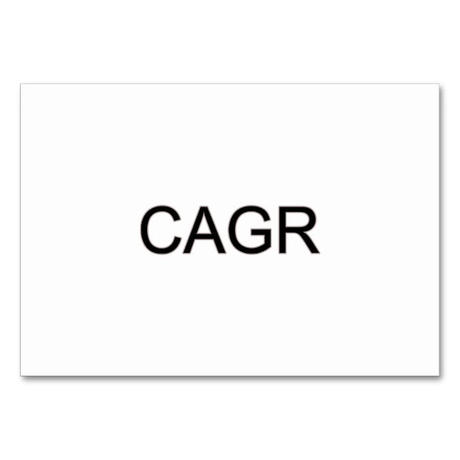 Numéro De Table CAGR Gras Noir  (Devant)
