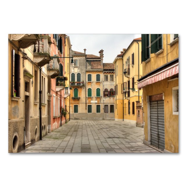 Numéro De Table Calle Del Montello, Venise Italie (Devant)