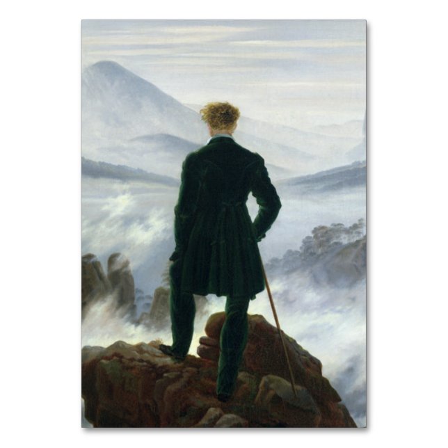 Numéro De Table Caspar David Friedrich - Le Wanderer (Par défaut)