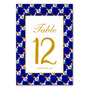Numéro De Table Célébration de mariage Banquet INDIA