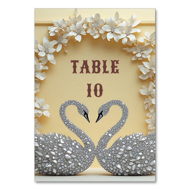 Numéro De Table Célébration de style Crystal Romance (Par défaut)