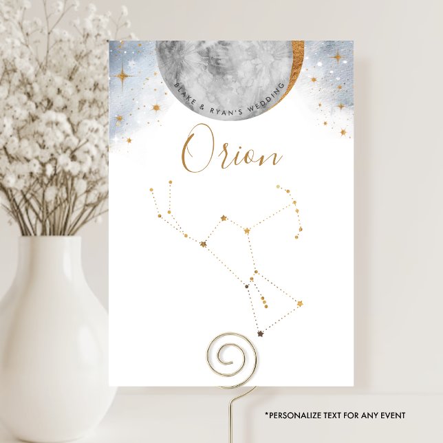 Numéro de Table Céleste, Constellation d'Orion (Créateur téléchargé)