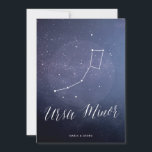 Numéro de table céleste de la constellation Ursa M<br><div class="desc">Constellation Starry Night Celestia Star Mariage Numéros de table Noms Cartes - Ursa Minor Constellation Galaxy, Astronomie, Space Mariage Cartes de table Merci! Soumya *COPYRIGHT NOTICE* © Les invitations de Soumya | Soumya S. Mohanty | Tous droits réservés. www.soumyasdesigns.com L'imitation, la modification ou les oeuvres dérivées (articles correspondants) de ce...</div>
