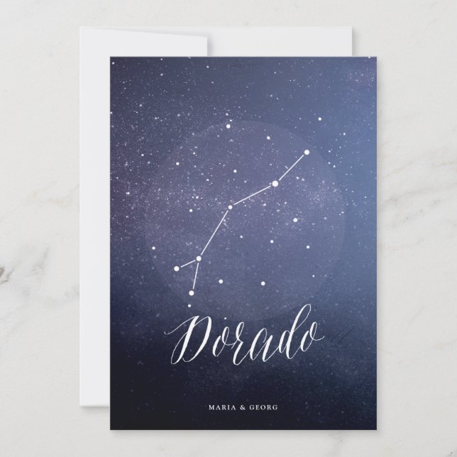 Numéro de table céleste de l'étoile de constellati (Devant)