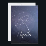 Numéro de table céleste de l'étoile de la constell<br><div class="desc">Constellation Starry Night Celestia Star Mariage Numéros de table Noms Cartes - Aquila Constellation Galaxy, Astronomie, Space Mariage Cartes de table Merci! Soumya *COPYRIGHT NOTICE* © Les invitations de Soumya | Soumya S. Mohanty | Tous droits réservés. www.soumyasdesigns.com L'imitation, la modification ou les oeuvres dérivées (articles correspondants) de ce design...</div>