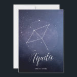 Numéro de table céleste de l'étoile de la constell<br><div class="desc">Constellation Starry Night Celestia Star Mariage Numéros de table Noms Cartes - Aquila Constellation Galaxy, Astronomie, Space Mariage Cartes de table Merci! Soumya *COPYRIGHT NOTICE* © Les invitations de Soumya | Soumya S. Mohanty | Tous droits réservés. www.soumyasdesigns.com L'imitation, la modification ou les oeuvres dérivées (articles correspondants) de ce design...</div>