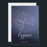 Numéro de table céleste de l'étoile de la constell<br><div class="desc">Constellation Starry Night Celestia Star Mariage Numéros de table Noms Cartes - Cygnus Constellation Galaxy, Astronomie, Space Mariage Cartes de table Merci! Soumya *COPYRIGHT NOTICE* © Les invitations de Soumya | Soumya S. Mohanty | Tous droits réservés. www.soumyasdesigns.com L'imitation, la modification ou les oeuvres dérivées (articles correspondants) de ce design...</div>