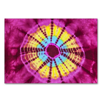 Numéro De Table Cercle Hippie batik