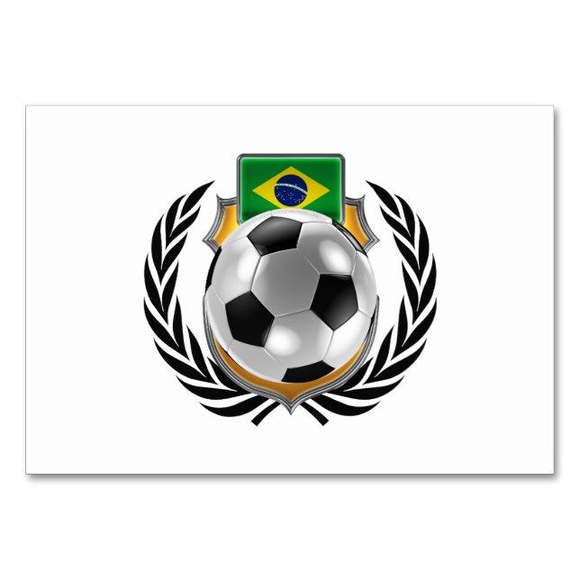 Numéro De Table Champion du Brésil de football (Devant)