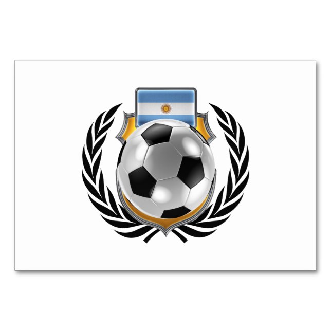 Numéro De Table Champions de football de l'Argentine (Devant)