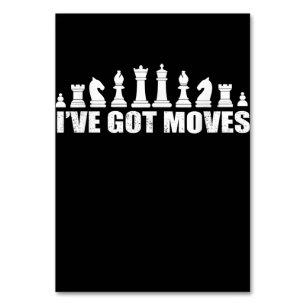 Numéro De Table Chess Set Pieces Ive Got Move Lovers