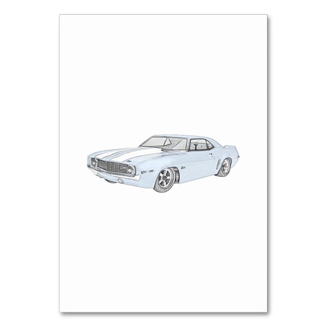 Numéro De Table Chevy Camaro 1969 (Par défaut)