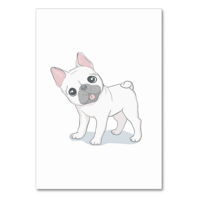 Numéro De Table Chien mignon chiot | Cadeau Pour Amoureux de les c (Par défaut)