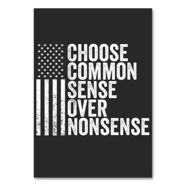 Numéro De Table Choisir le sens commun plutôt que le non-sens Harr (Par défaut)