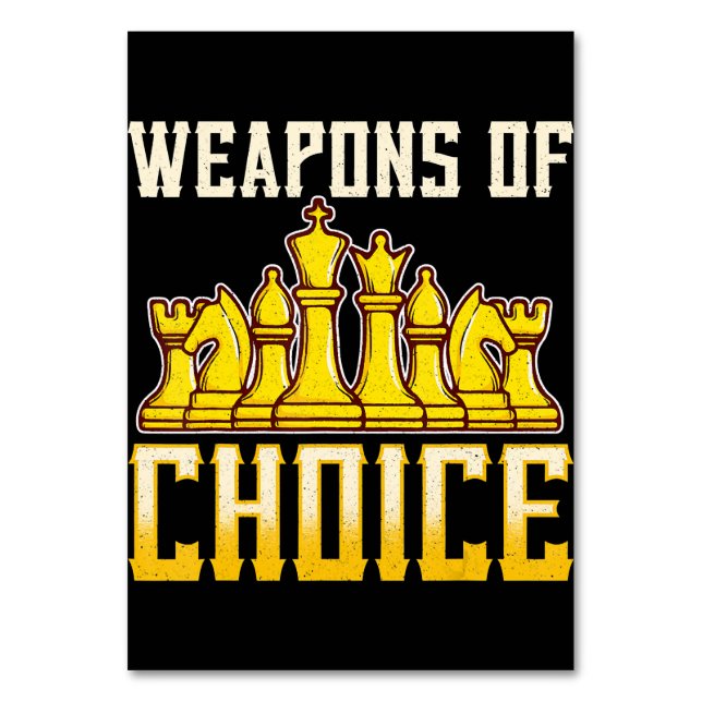 Numéro De Table Citation D'Échecs Armes De Choix Joueur D'Équipe D (Par défaut)