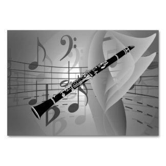 Numéro De Table Clarinet aux accents musicaux