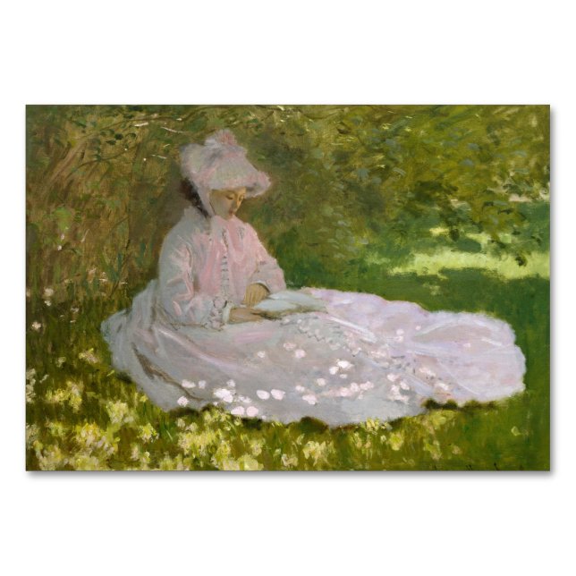 Numéro De Table Claude Monet du printemps (Devant)