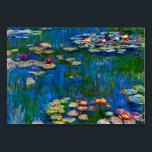 Numéro De Table Claude Monet - Lys d'eau<br><div class="desc">Claude Monet - Lys d'eau</div>