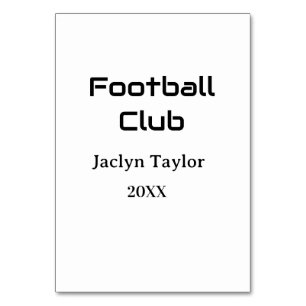 NUMÉRO DE TABLE CLUB DE FOOTBALL COUPE DU MONDE FIFA NOM ANNEE FÊT