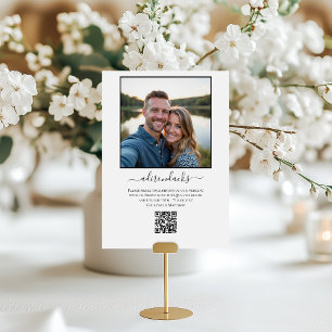 Numéro De Table Code QR du partage de photos de destination de voy