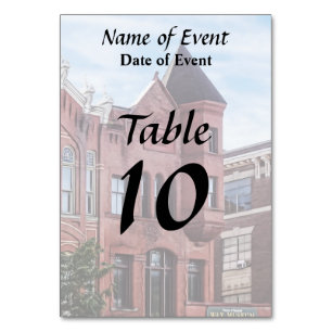 Numéro De Table Cooperstown NY - Premier bâtiment de la Banque nat