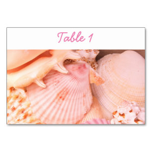 Numéro De Table Coques roses