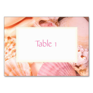 Numéro De Table Coques roses