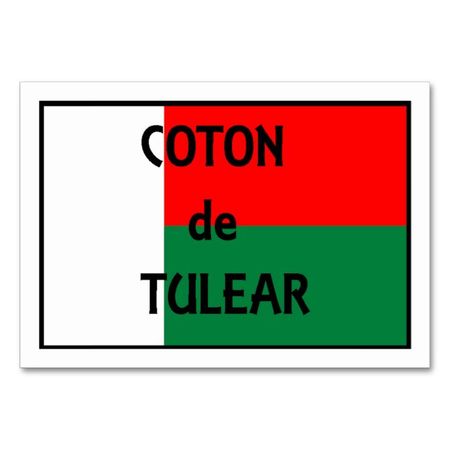 Numéro De Table coton nom drapeau Madagascar.png (Devant)