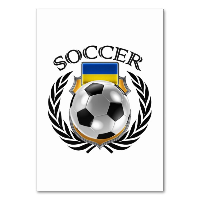 Numéro De Table Coureur de football ukrainien 2016 (Dos)