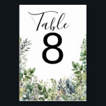 Numéro De Table Create Your Own wedding eucalyptus<br><div class="desc">This design is minimalist style which can be easily updated with your photo and text. If you need any help please contact me using the massage button below and I will be happy to help.</div>