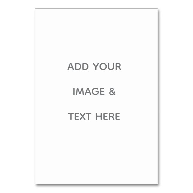 Numéro De Table Create Your Own white  (Par défaut)