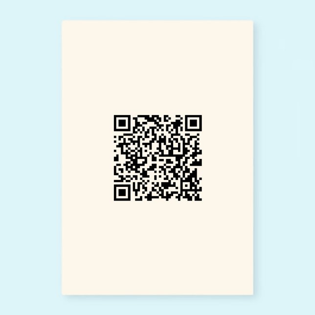Numéro De Table Créer instantanément un code QR | Modifiable blanc (Créateur téléchargé)