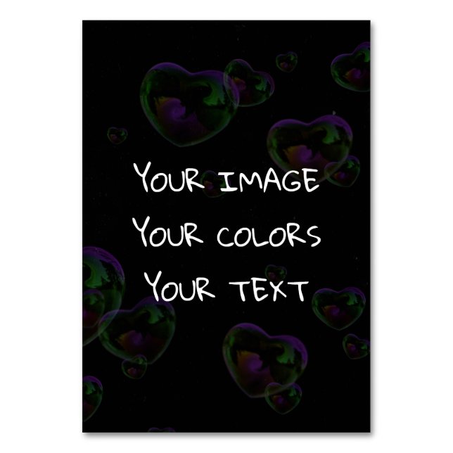 Numéro De Table Créer une personnalisation (Par défaut)