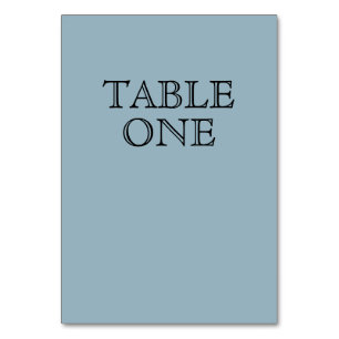 Numéro De Table Créez votre propre - Dusty Blue