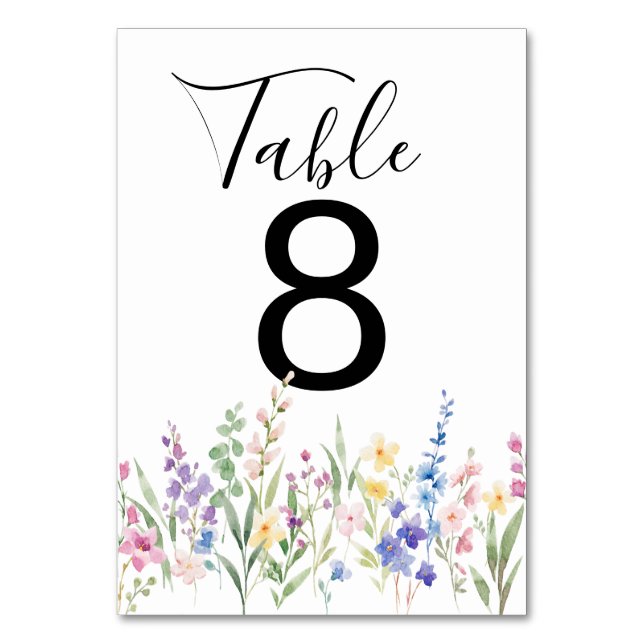 Numéro De Table Créez votre propre mariage  (Par défaut)