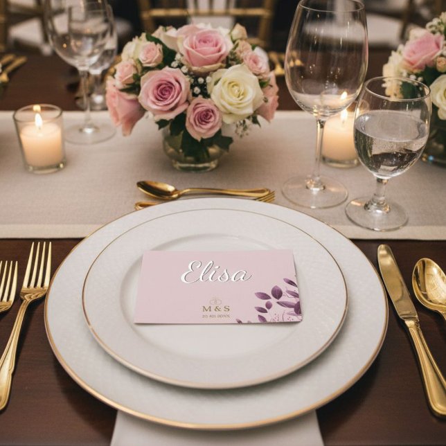 Numéro De Table Custom Place Cards Personalized Wedding (Créateur téléchargé)