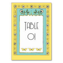 Dandelions et papillons de printemps Art nouveau